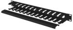 Lanberg AK-1704-B 19" 1U fekete csatornás kábelbevezető (AK-1704-B)