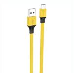 FONENG X96 USB-A to USB-C cable 2.4A, 1m (yellow) (X96 Type-C) - jatekotthon