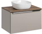 Comad Készlet szekrény Comad Santa Fe Taupe SANTA FE TAUPE 82-80-B-2S, mosdótál Comad Smile UM-6252SMILE40DP, SANTAFEOAK89-080-A