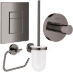 Grohe Készlet öblítő gomb Grohe Skate 38732A00, WC kefe Grohe Essentials 40374A01, 40689A01, 40364A01