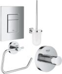 Grohe Készlet öblítő gomb Grohe Skate 38732000, WC kefe Grohe Essentials 40374001, 40689001, 40364001
