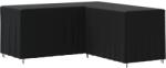 vidaXL 2 db fekete 420D oxford L-alakú kanapéhuzat 215 x 215 x 80cm (359656)