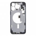  Apple iPhone 15 Pro Max EU verzió középső szerelt keret, kék (OEM)