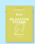 kkul Arcmaszk zöld tea kivonattal Relaxation Station Green Tea Sheet Mask - 25 ml / 1 db