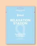 kkul Arcmaszk hialuronsavval és kollagénnel Relaxation Station Hyaluronic Collagen Sheet Mask - 25 ml / 1 db