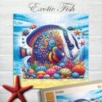 Wooden City Egzotikus hal fa puzzle (HE 0316-L)