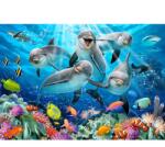 Wooden City Vidám delfinek fa puzzle (NB 1010-0104-XL)