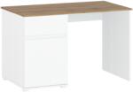 Mobikon Birou DTD alb lucios stejar wotan Vilgo 120x67x76 cm (0000352394)