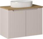 Comad Set dulap Comad Nova Cashmere NOVA CASHMERE 82-80-2D, lavoar Comad Beyond BEYOND 5 WHITE ( E-6564 ), NOVA OAK A 89-80 (SETNOCBOAK80CMDUNBEYOND5WH)