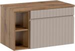 Comad Set dulap Comad Iconic Cashmere ICONIC CASHMERE 82-60-D-1S, dulap Comad Coast Evoke ICONIC OAK COAST EVOKE 81-01-A, BLAT 89-80-A OAK COAST EVOKE (SETICCB80CM8101COASTEVOKEOAK)