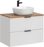 Comad Set dulap Comad Adel White ADEL WHITE 82-80-B-2S, lavoar Comad Smile UM-6252SMILE40DP, ADEL OAK 89-80-B (SETADWB80CMUN6252)