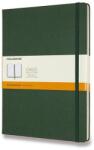 Moleskine XL, kemény kötés, vonalas, zöld (QP090K15)