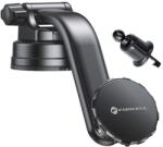 Forcell F-Grip MagLuxe mágneses autós telefontartó szélvédőre/középkonzolra/szellőzőre fekete