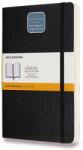 Moleskine L expanded, puha kötés, vonalas, fekete (QP616EXP)