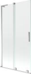 Mexen Velar L, 2 szárnyú eltolható kádparaván 100 x 150 cm, 8mm átlátszó üveg, króm profil, 896-100-003-01-01 (896-100-003-01-01)