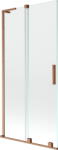 Mexen Velar L, 2 szárnyas eltolható kádparaván 90 x 150 cm, 8mm átlátszó üveg, rézmatt, 896-090-003-01-65 (896-090-003-01-65)