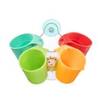 Sophie la Giraffe Забавна игра за баня Sophie la Giraffe - Цветни чашки (S523524)