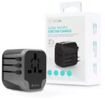 DEVIA ST330865 2xUSB 12.5W (UK/EU/USA/JP/AU) adaptor de călătorie (ST330865)