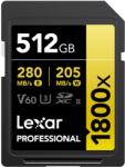 Lexar Professional 1800x SDXC 512GB UHS-II/U3/CL10/V60 (LSD1800512G-BNNNG)