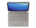 Logitech Combo Touch - 12, 9" iPad Pro 5. gen. homokszínű - UK (920-010222)