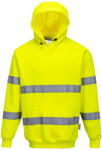 Portwest B304 Jól láthatósági, kapucnis pulóver Sárga - XXL (B304YERXXL)