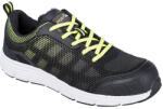 Portwest FT15 Steelite Tove Trainer S1P Fekete/Zöld - 37 (FT15BGN37)