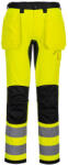 Portwest CD889 WX2 Hi-Vis nadrág lezippzározható lengőzsebbel Sárga/Fekete - 38 (CD889YBR38)