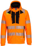 Portwest DX484 DX4 Hi-Vis kapucnis pulóver Narancs/Fekete - M (DX484OBRM)