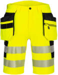 Portwest DX446 DX4 Hi-Vis Holster rövidnadrág Sárga/Fekete - 38 (DX446YBR38)