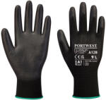 Portwest A128 PU tenyérmártott kesztyű latexmentes Fekete - S (A128K8RS)