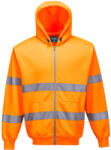 Portwest B305 Hi-Vis zippzáros pulóver Narancs - L (B305ORRL)