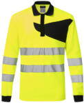Portwest PW220 PW2 Hi-Vis hosszú ujjú pólóing Sárga/Fekete - S (PW220YBRS)