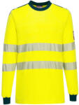 Portwest FR701 WX3 Lángálló Hi-Vis póló Sárga/Navy - XXL (FR701YNRXXL)