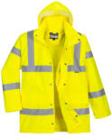 Portwest RT60 Hi-Vis légáteresztő rain traffic kabát Sárga - XL (RT60YERXL)