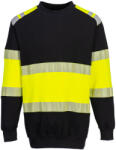Portwest FR716 PW3 FR lángálló Class 1 pulóver Sárga/Fekete - XL (FR716YBRXL)