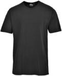 Portwest B120 Rövid ujjú póló Fekete - L (B120BKRL)