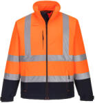 Portwest S425 Láthatósági kontraszt Softshell (3L) Narancs/Navy - XXL (S425ONRXXL)