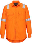 Portwest FR720 FR Lightweight könnyű lángálló antisztatikus ing Narancs - XL (FR720ORRXL)