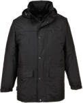 Portwest S523 Oban polár bélelt kabát Fekete - M (S523BKRM)