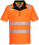 Portwest DX412 DX4 Hi-Vis póló S/S Narancs/Fekete - 4XL (DX412OBR4XL)