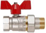 FIV Robinet de trecere pentru apa cu bila si fluture, racord olandez, DN 1", FIV, filet interior-exterior (8373R006)