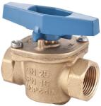 Teka Robinet de trecere pentru apa cu bila si fluture, DN 3/4", TEKA, Mofem AHAG, filet interior (113-0018-00)