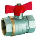 GOBE Robinet de trecere pentru apa cu bila si fluture, de 1/2", GOBE, filet interior (CROBA.1/2)