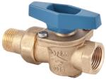 Teka Robinet de trecere pentru apa cu bila si fluture, racord olandez, DN 3/4", TEKA, Mofem AHAG, filet interior-exterior (113-0026-00)