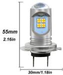  LED izzó H7 2db/csomag (SMD-H7-12SMD)