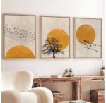 Asir 3 db képkeretes kép szett 50x70 cm bézs/sárga 693BSE1310 (AS1984)
