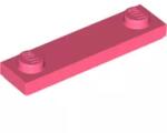 LEGO® 41740c220 - LEGO korall lap 1 x 4 méretű, 2 bütyökkel, peremmel (41740c220)