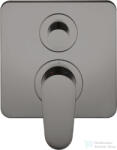 Hansgrohe AXOR Citterio M falsík alatti kád/zuhany csaptelep alaptest nélkül, polírozott fekete króm 34425330 (34425330)