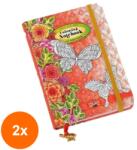 KOH-I-NOOR Set 2 x Caiet Coloriaj Adulti A6, cu Elastic, Koh-I-Noor (HOK-2xKH-K9870-3003)