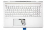 HP Pavilion 15-CC5, 15-CC6, 15-CC7, 15T-CC500 sorozathoz gyári új ezüst-pezsgő cseh háttér-világításos billentyűzet modul (929869-FL1)